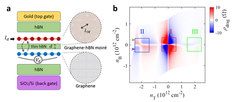 Coulomb coupling between moiré mini-band and massless Dirac band